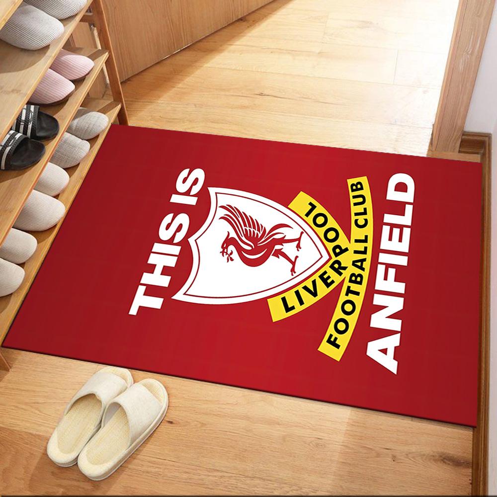 Liverpool Football Club Floor Mat Design For Game Room Kitchen Entryway Living Rooms Antislip Rug Decorate Offices Best For Christmas