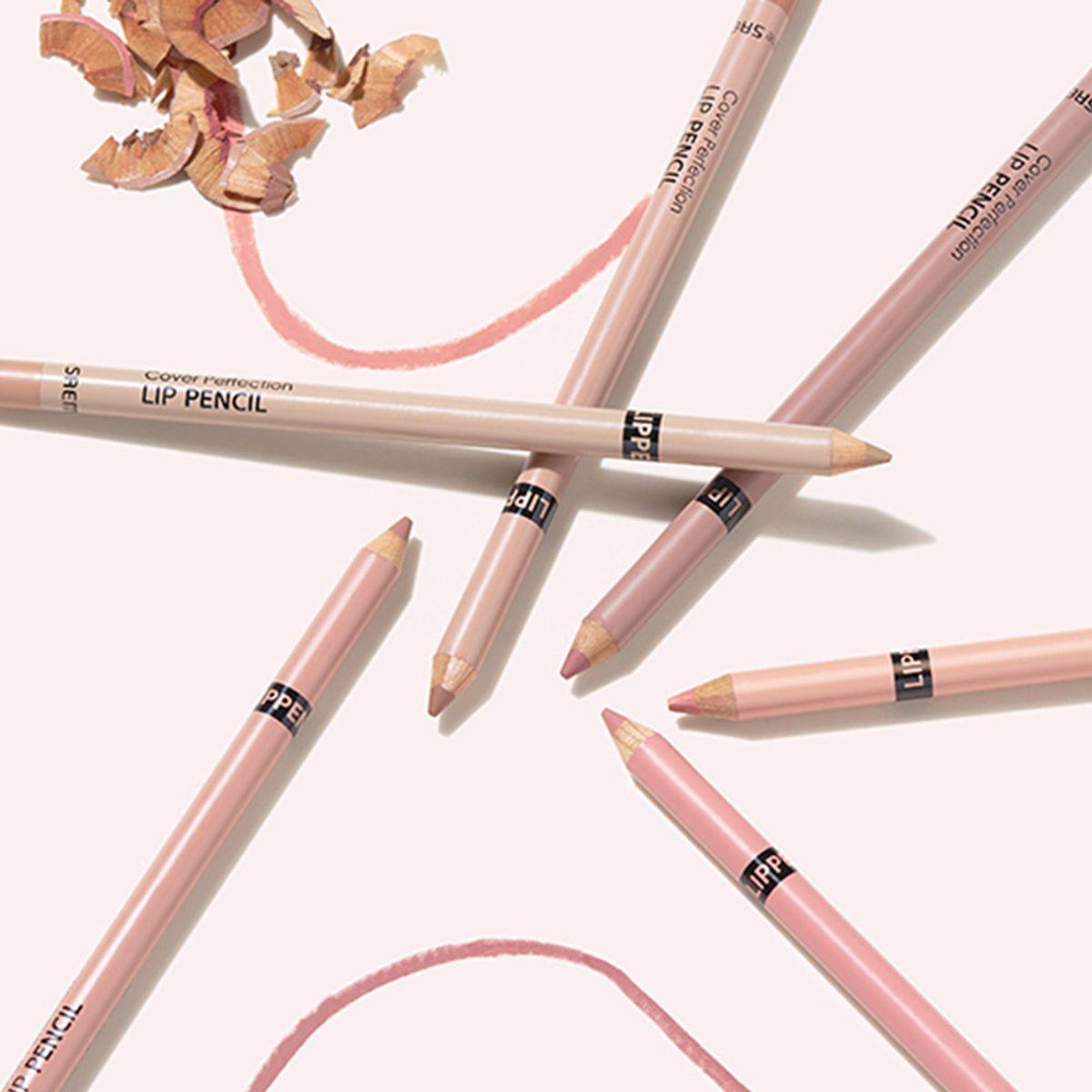 [2PACK] Cover Perfection Lip Pencil 10 Colors (Free Sharpener)