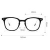 for Women Men Anti Blue Rays Oval Myopic Eyeglasses 1.56 Single Myopic Lens Prescription Lens Spectacles Diopter 0 -0.5 -0.75 To -6.0