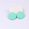 New 20 Color Fashion Acrylic Personality Candy Color Earrings for Women Big Round Colorful Stud Earrings Party Piercing Jewelry