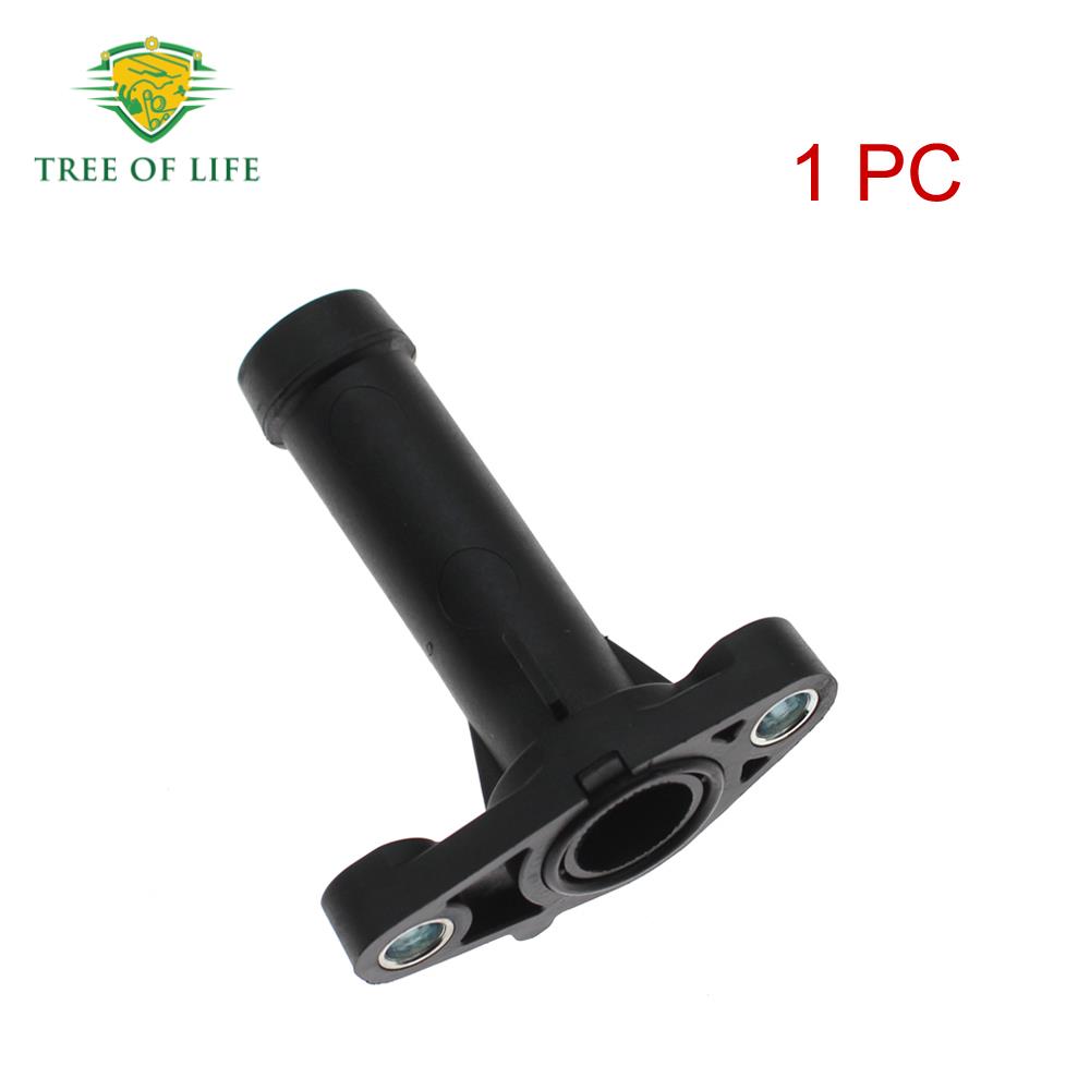 Engine Coolant Inlet Flange Cylinder Water Pipe Joint 95510643100 For Porsche Cayenne 3.6L 92A 958 9PA 957 2008-2018 1PCS