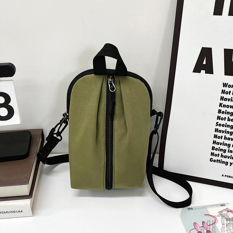 Stylish Japanese Fashion Street Crossbody Bag Small Square Design In Versatile Colors