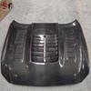Compatible Carbon Fiber Hood for 2015-2017 Ford Mustang, GT500-Style Modification.