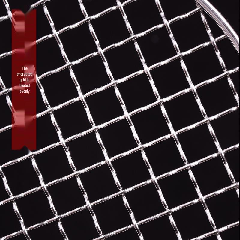 Round 304 Stainless Steel Barbecue Net and Tea Stove Grate Accessory
