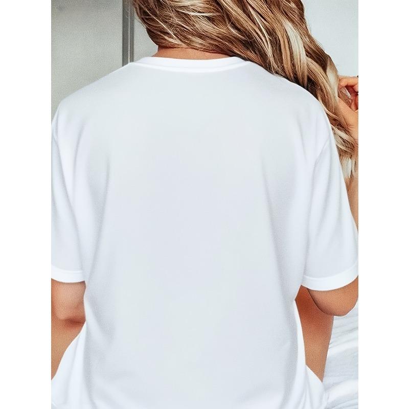 European size Be Kind Valentine Heart Romantic Lady's Crew-neck T-shirt. Soft and Comfortable Fabric.