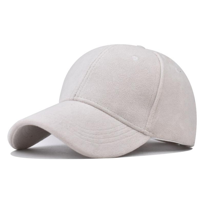 Baseball Suede False Fashionable Trendy Caps For Men Women Autumn Winter Solid Retro Snapback Hip Hop Urban Street Style Hat Unisex Adjustable Sun