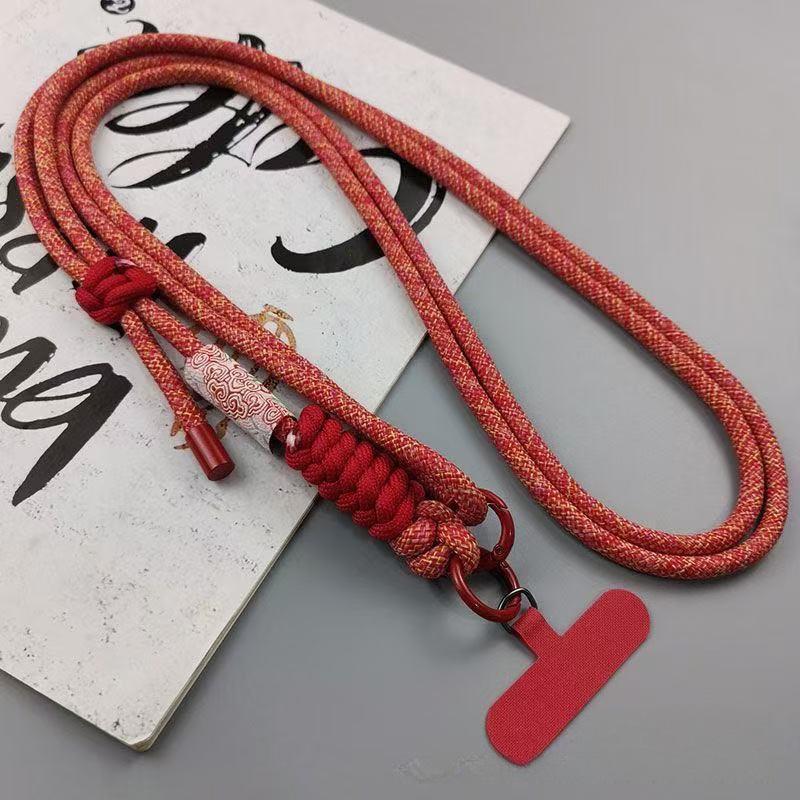 Nylon Adjustable Wrist Strap Crossbody Shoulder Lanyard Anti Lost Lanyards Keychain Chain Rope for IPhone Bracelet Strap