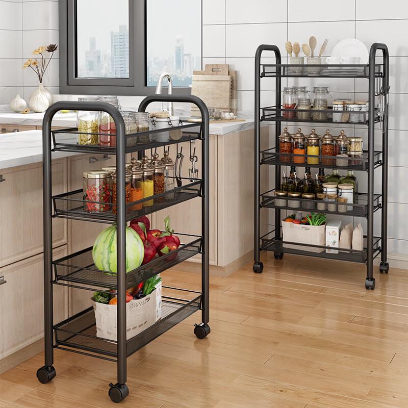 Hufeng Multi-layer Rolling Kitchen Storage Cart