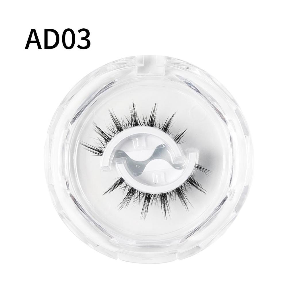 Five-Pair Set of Thick, Curly, 3D Fox-Eye Cat-Eye False Eyelashes