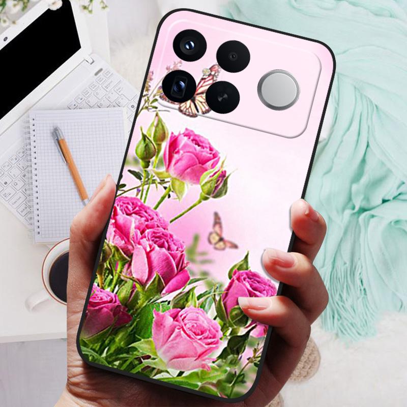 For Xiaomi Redmi K90 Pro Max Case NEW TPU Silicone Shockproof Cat Phone Cover For Redmi K90 Pro Max Funda Printing Soft Coque