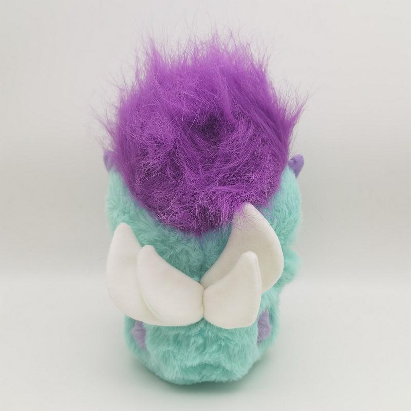 Barbie Fairytopia Bibble Plush Toy Cute Elina's Pet Bibble Soft Stuffed Doll with Purple Hair Turquoise Fur for Fan Kids Birthday Gift Home Decoration