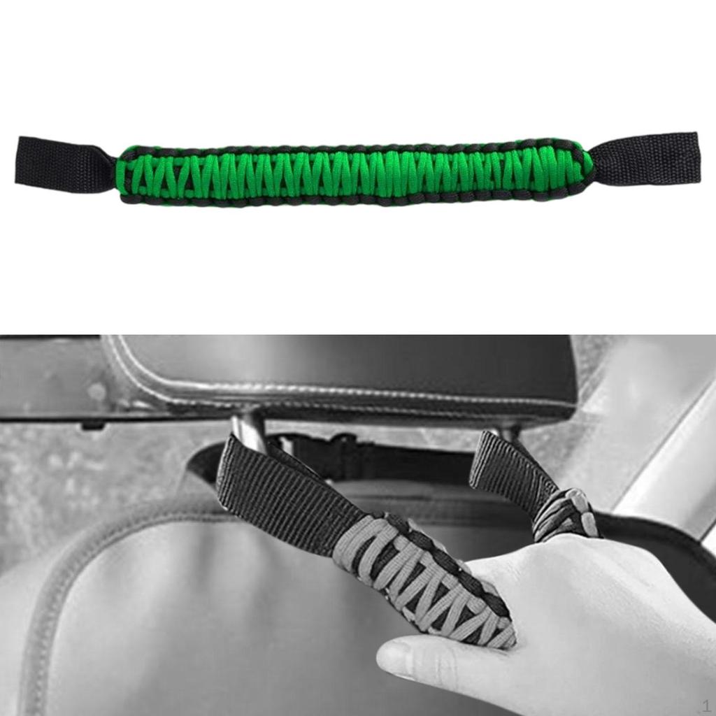 Car Headrest Grab Handle Assist Nylon Universal Removable Front Rear Seat Back Bar Grip for