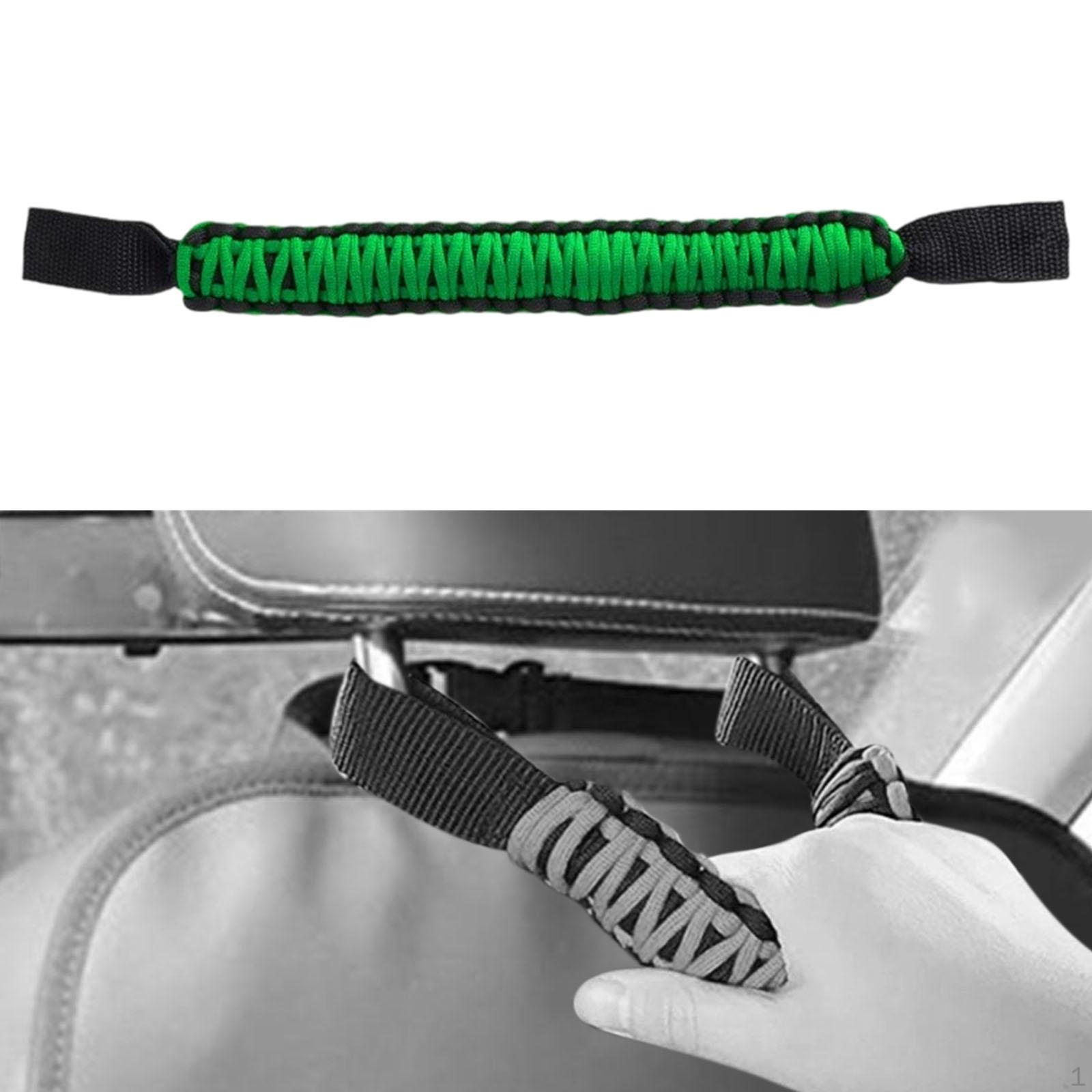 

Car Headrest Grab Handle Assist Nylon Universal Removable Front Rear Seat Back Bar Grip for