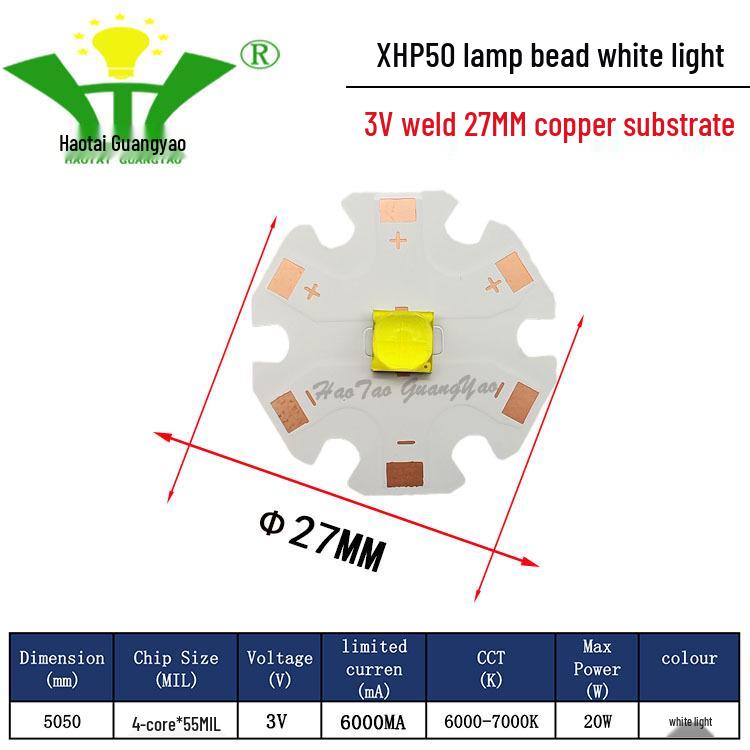 Imitation CREE XHP50 2nd Gen 5050 LED Chip 20W High Power LED Surface Mount Light Source