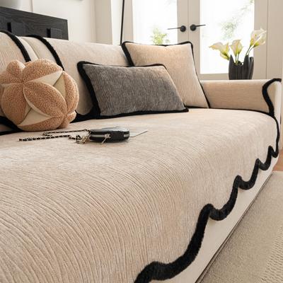2025 Universal French Style Heavy-Duty Chenille Sofa Cushion - Non-Slip, Wear-Resistant, Four Seasons.