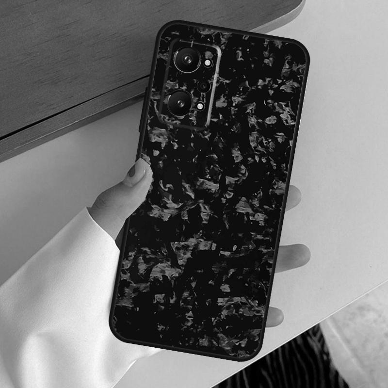 Forged Carbon For Realme GT7 GT6 15 Pro 10 11 12 13 14 Pro Plus C65 C63 C61 C55 C51 C53 C35 C75 C67 Case