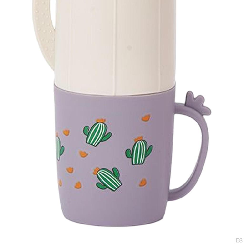 Multifunctional Travel Toothbrush Case Portable Towel Storage Box ,Wash Cup Cartoon Toothpaste