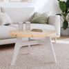 VidaXL Round Table Top Ø70x3 Cm Solid Pine Wood 833667