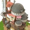 Sankei Miniature Art Kit Studio Ghibli Series Howl's Moving Castle Howl's Castle Non-Scale Papercraft MK07-21 Brown