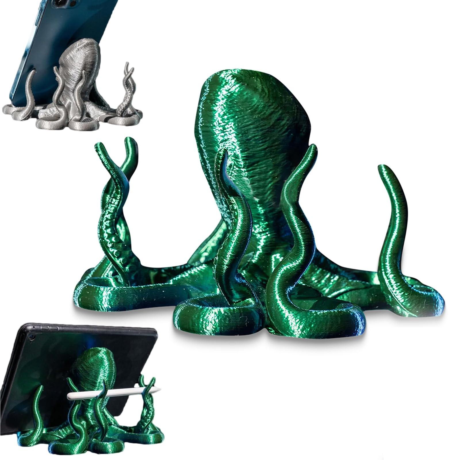 

Exceptional Phone Holder, Whimsical Stand, Cool Phone Bracket, Gothic 3D Printed Tablet Holders, Multifunctional Creative Holde One Size темно-зелений колір