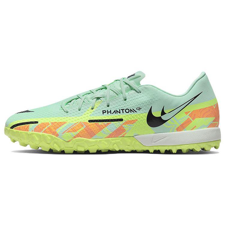 Nike Phantom GT 2 Academy TF Football Shoes Men Sneaker Green Orange DC0803-343