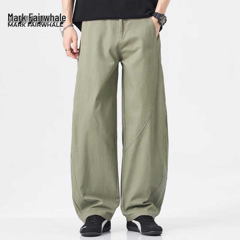 

Mark Fairwhale Men s Loose Fit Curved Cotton Pants XL