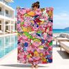 Cute Pika Adventure Beach Towel, Microfiber Beach Towel, Perfect For Pool, Beach, Travel, Home Decor Beach Party Fan gifts