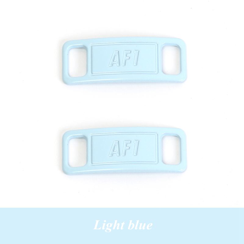 2pcs/pair Metal Shoelace Buckle for AF1 Sneakers DIY Lace Lock Accessories Shoelaces Buckle Kit for Customizable Sneaker Laces