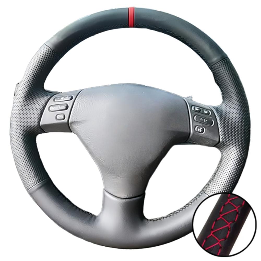 Car Interior Hand Stitched Artificial Leather RX330 RX400h RX400 Toyota Corolla Verso Camry Steering Wheel Cover For Lexus