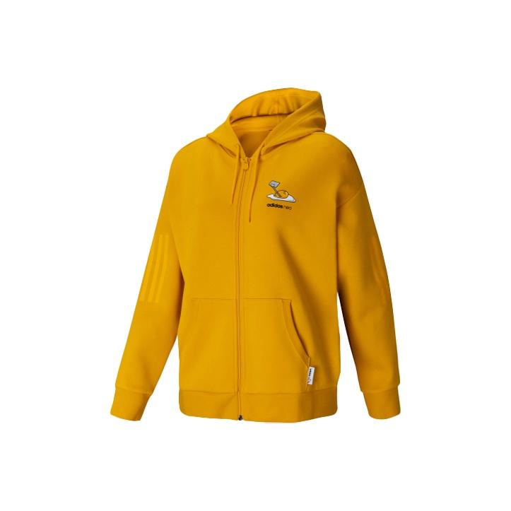 adidas Felpa Sportiva con Cappuccio Collaborazione Neo X Gudetama Giubbotti da Donna Giallo GU8169
