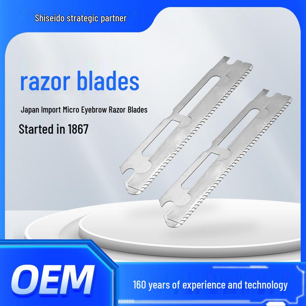 

Japanese Imported Macro Safety Eyebrow Razor Blade 35*7.15MM 1000 pieces/pack