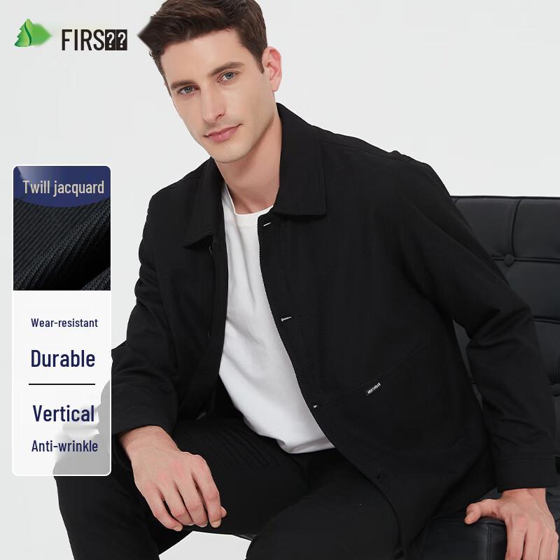 

Shanshan Men s Ribbed Lapel Jacket 2XL