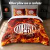 Nottingham Forest Football Design Bed Bedding Set 1 Duvet Cover + 2 Pillowcases Soft Breathable Household Bed Linens