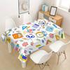 [Playful Design] Back-to-School School Party Tablecover - Mandala & Bohemian Style Polyester, Machine Washable