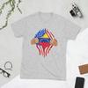 Unisexs Venezuelan Blood Inside Me Venezuela Flag T Shirt Pure Cotton Tops Unique Short Sleeve Crewneck Tees Gift Idea TShirts