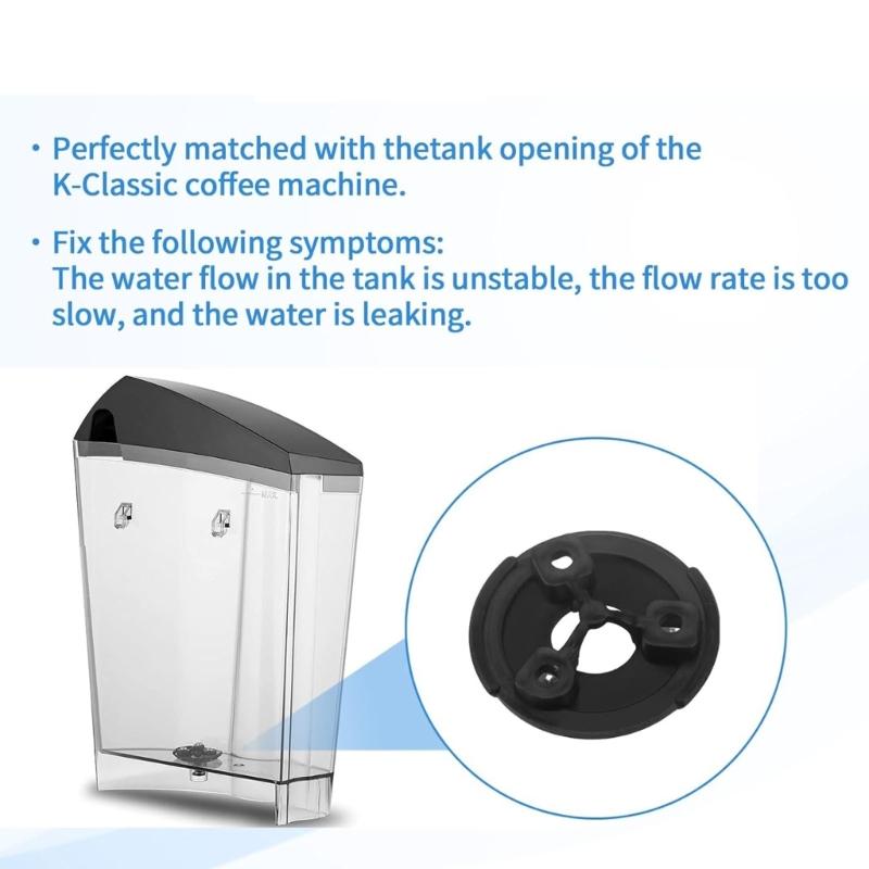 Drain Plug Accessory Set with Screws for Coffee Maker Water Tank to Solve Blockage Issues and Improve Water Flows