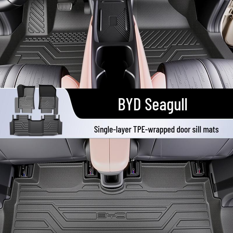 2025 BYD Seagull Full Coverage TPE Floor Mats - Car Interior Accessories