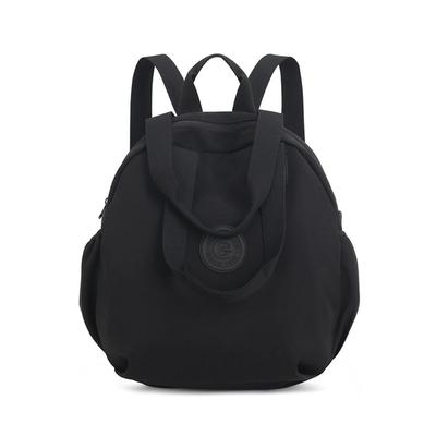 NOTAG Damen Nylon Rucksack Schultertasche, Große Kapazität, Runde Form, Geeignet für Mädchen, Crossbody, 2-Wege, Schulter, Handtasche, Mini Rucksack, Klein,