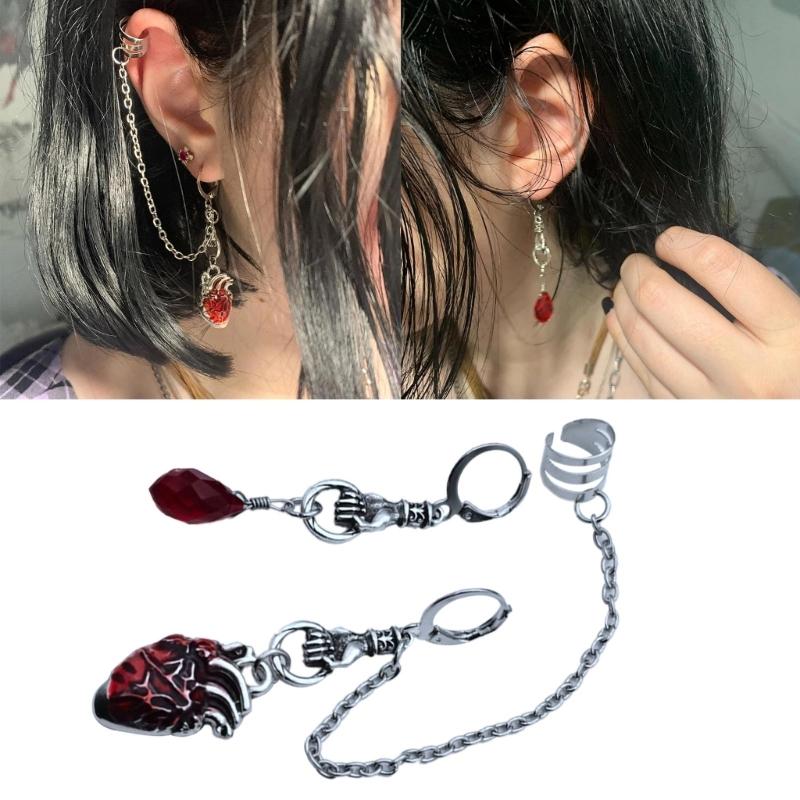 Pendientes colgantes con forma de corazón, joyería de regalo, pendientes colgantes vintage para mujeres, adolescentes, madres, amigas y novias.