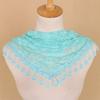 Fashionable Neckerchief Hollow Rose Scarf Lace Scarf