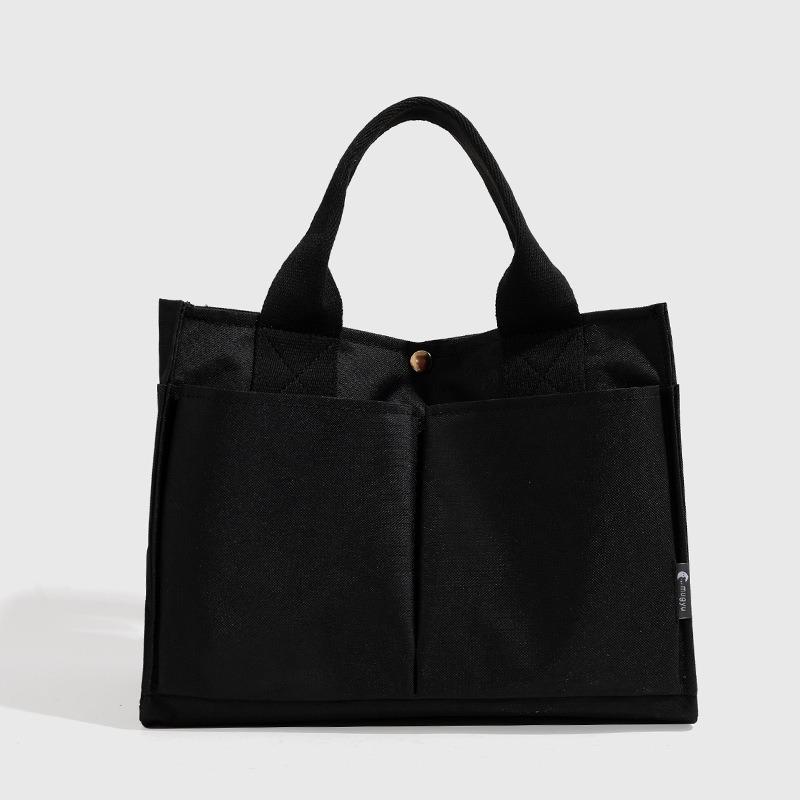 Korean Mommy Bag Multi-Compartment Maternity Outing Lightweight Handheld Shoulder Bag Large Capacity Canvas Multi-Functional Mom Bag