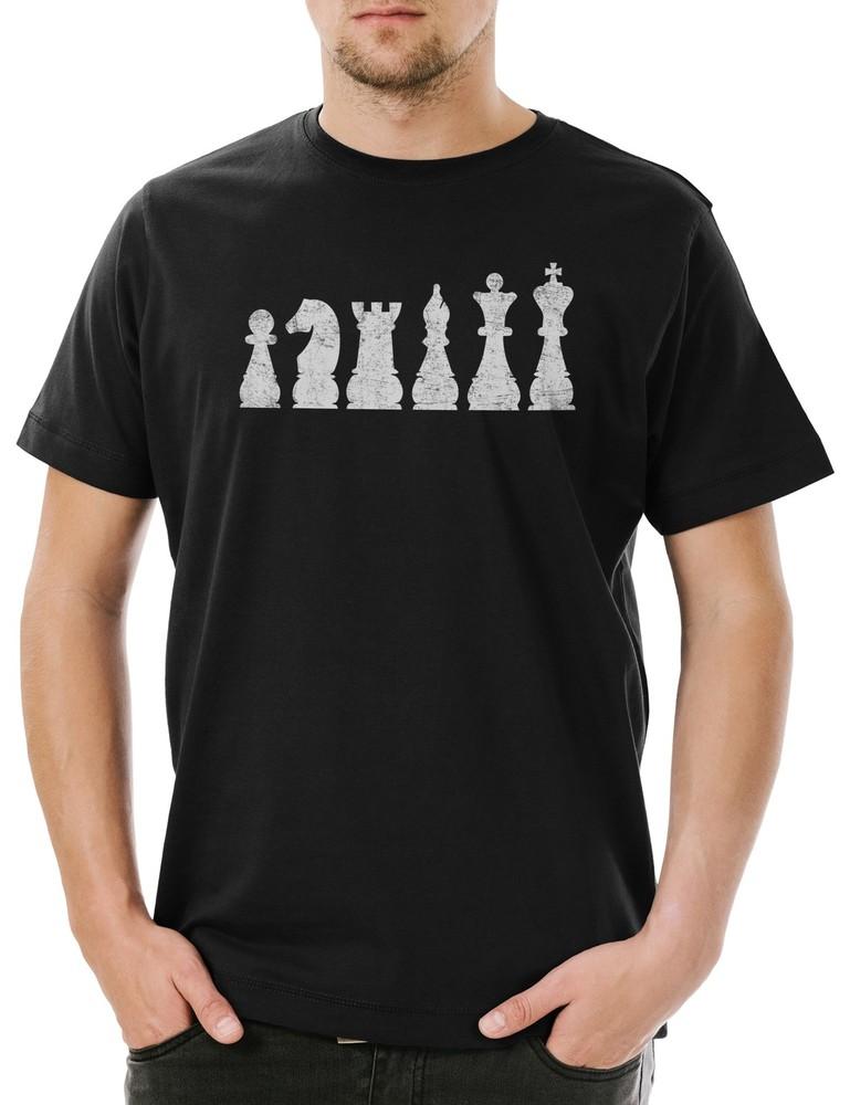 

Chess I Mens T-Shirt Checkmate Chess Checkmated Queen King Jumper M