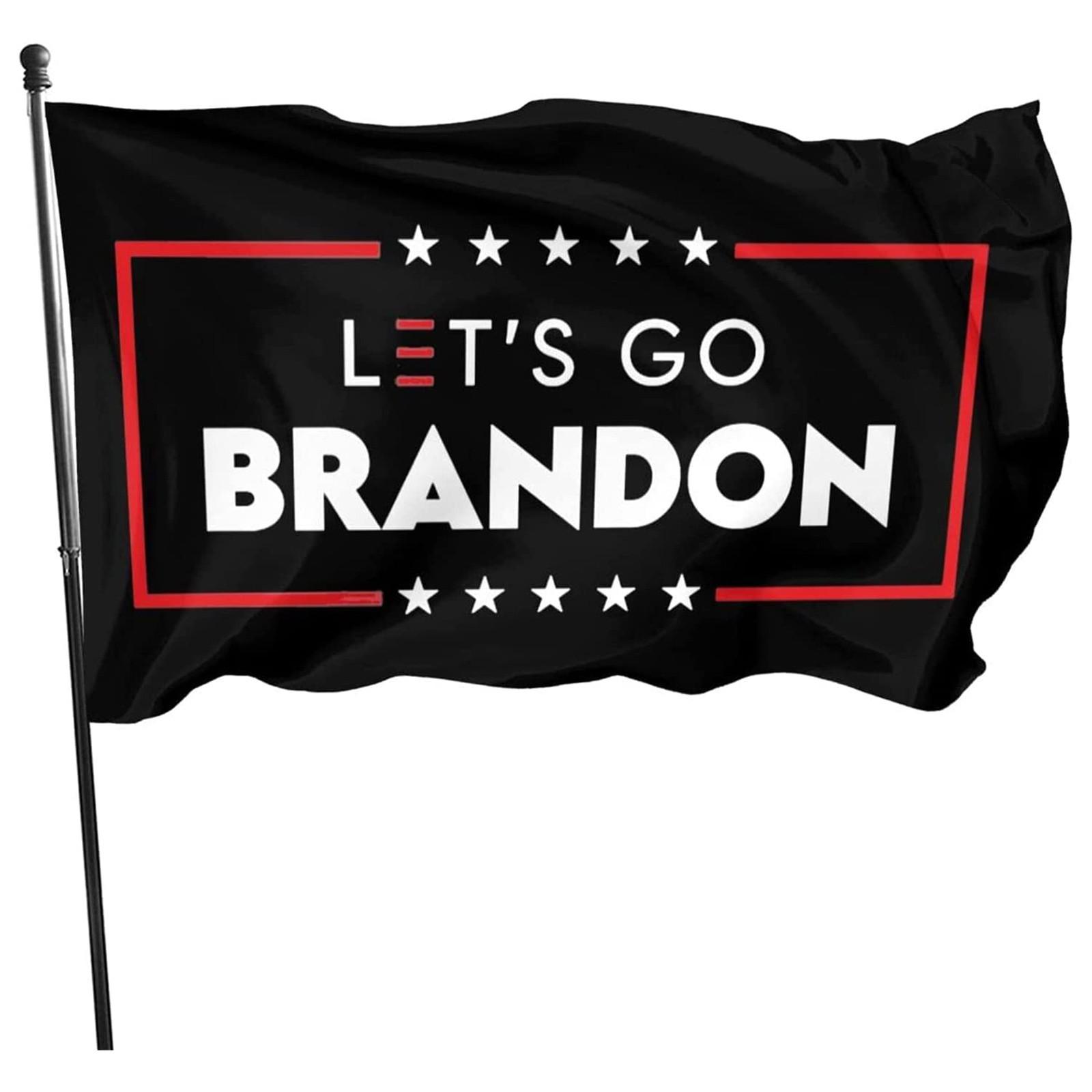 

LET S BRANDON Flag 90*150cm Outdoor Banner Interior Decoration
