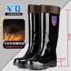 Kitchen High Tube Thickened Chef Rubber Shoes Non-slip Rain Boots Waterproof and Oil-proof Kitchen Shoes Beef Tendon Sole Men's Long Tube Water Shoes