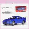 Gtr Alloy Car Model With Opening Doors Design For Collectors And Gift Kid