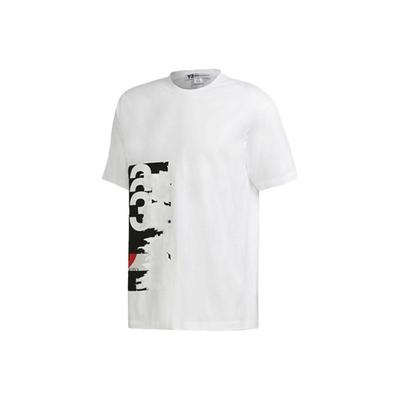 Printed Casual Round Neck Short Sleeve T-Shirt Men Tops White GK4389