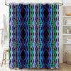 Colorful stripes abstract pattern waterproof shower curtain bathroom curtain waterproof and mildew proof shower curtain