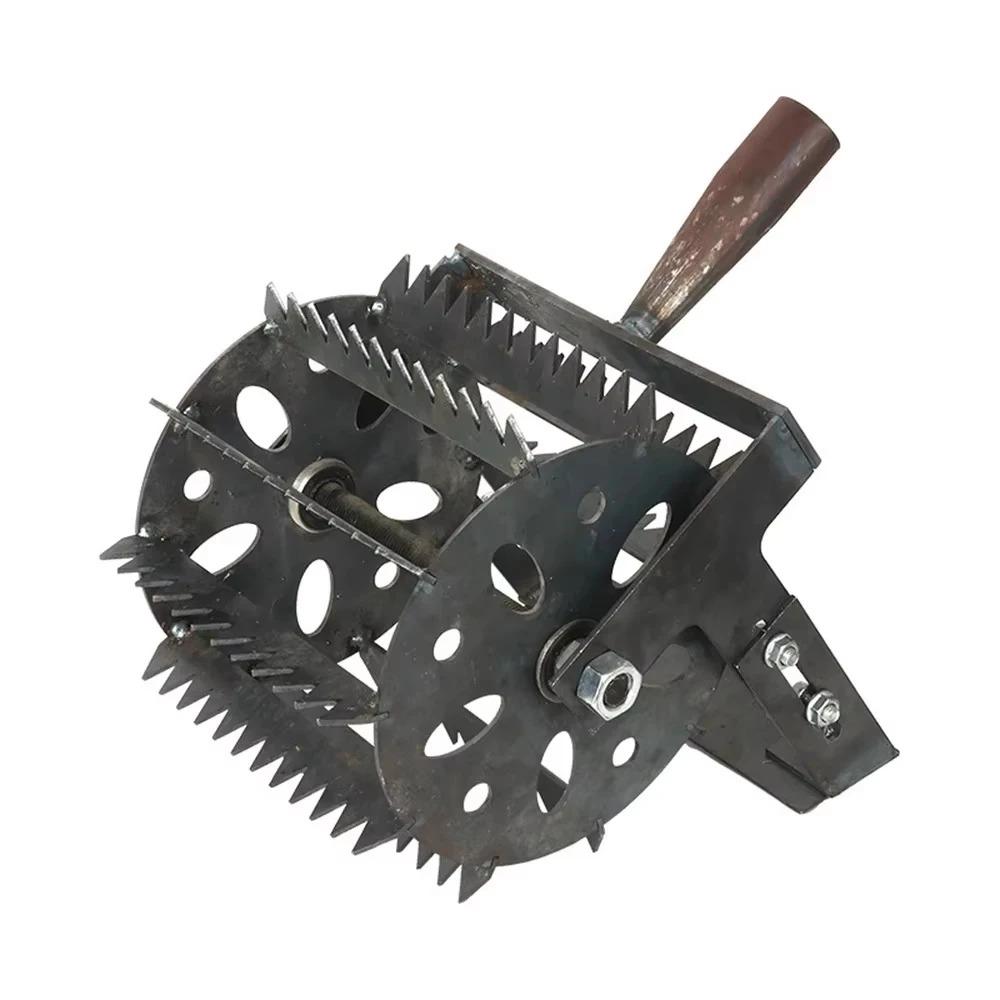 1PC New Hand Push Hoe Wheeled