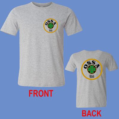 OSSA Logo Classic Retro Motorcycle Grey Unisex T-shirt