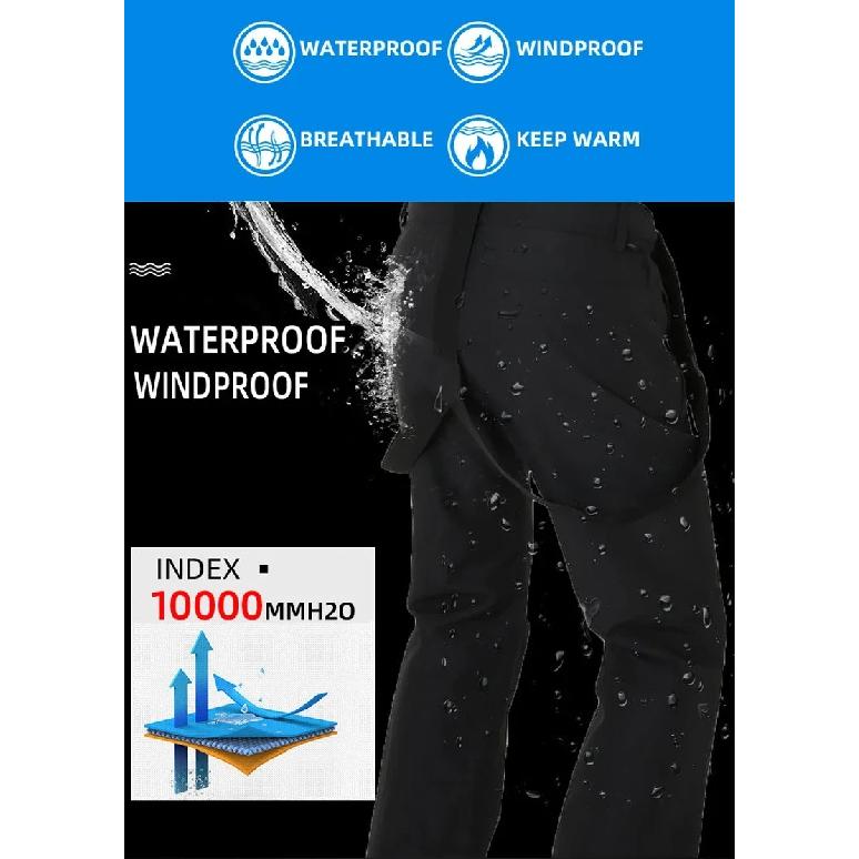 Neue Hochwertige Skihose Herren Outdoor Berg Winddicht Wasserdicht Ski Snowboardhose Winter Warm Schnee Hose Marke
